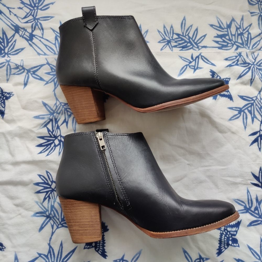 Madewell Black Ankle Boots
